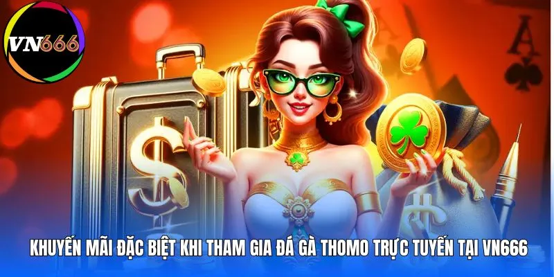 Khuyến mãi đặc biệt khi tham gia đá gà Thomo trực tuyến tại VN666