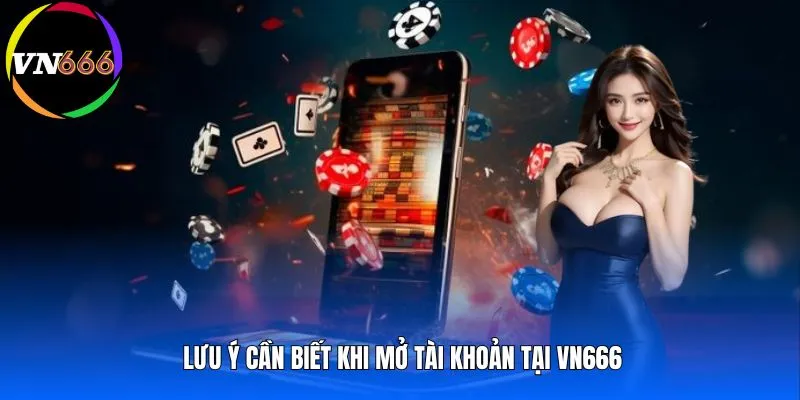 Lưu ý cần biết khi mở tài khoản tại VN666